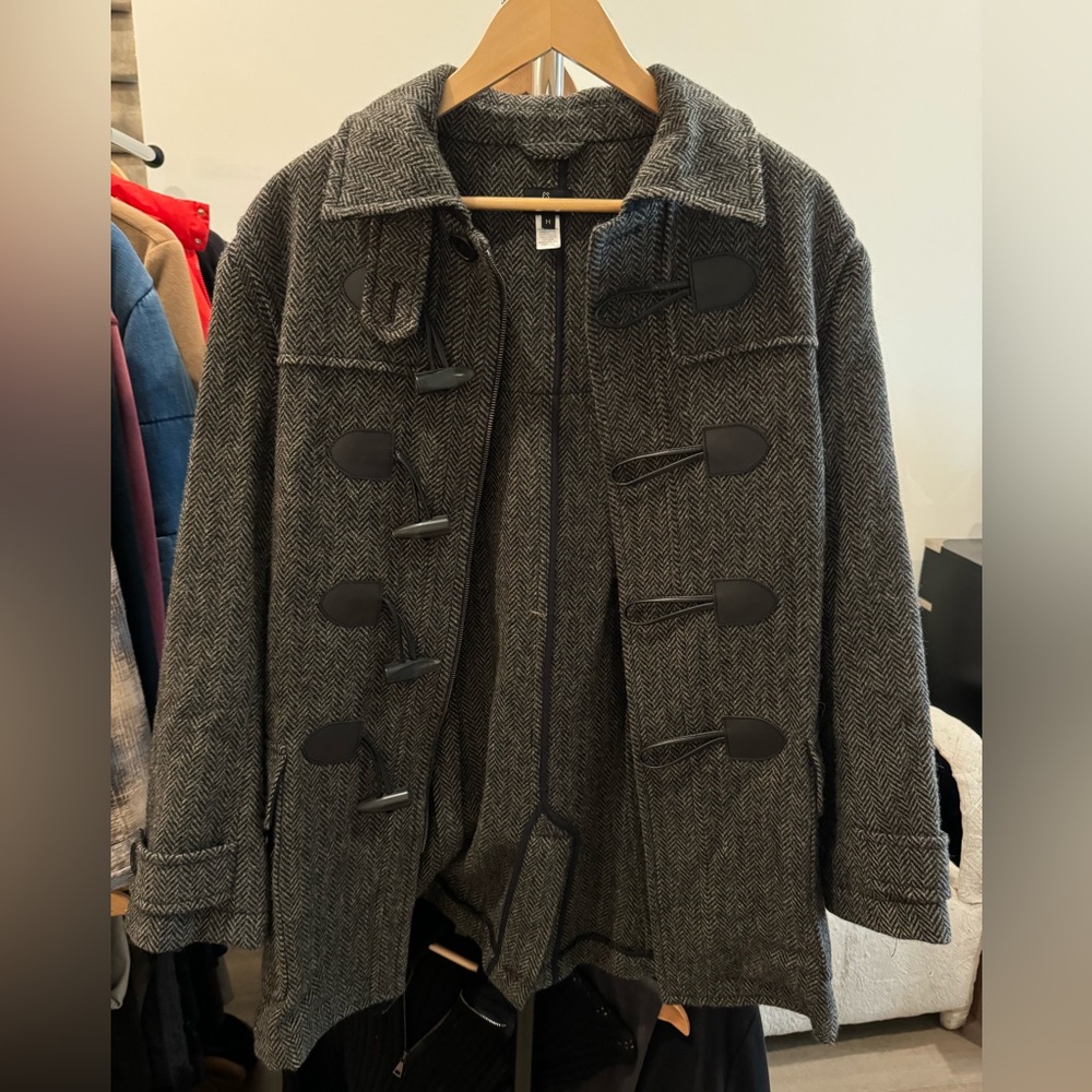 Paul Smith Gray Toggle Button Coat